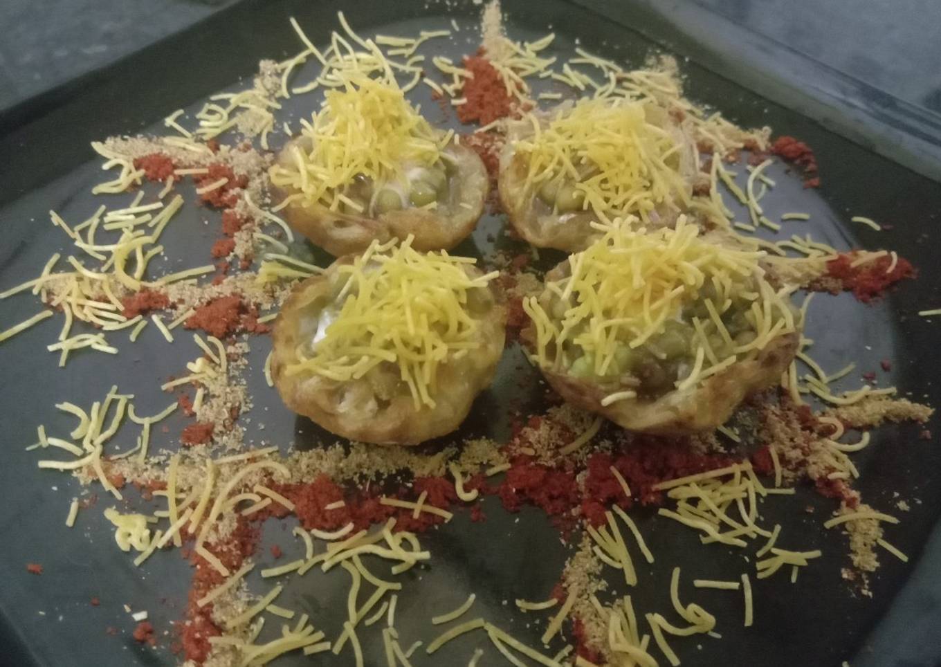 Mini katori chaat