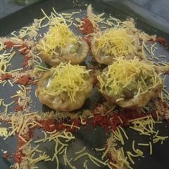 A picture of Mini katori chaat.