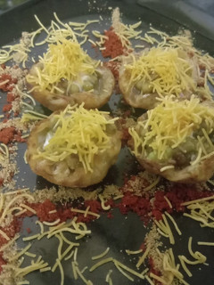 A picture of Mini katori chaat.