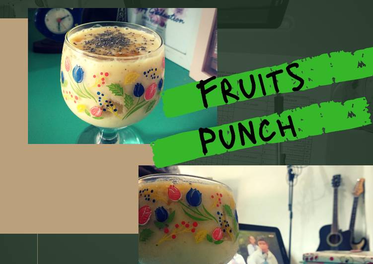 Resep Fruits Punch ala saya, Lezat