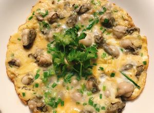 Hình của món Hàu chiên trứng.