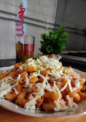 صورة لوصفة مقارون بالبيض و فرماج 😋💖😍