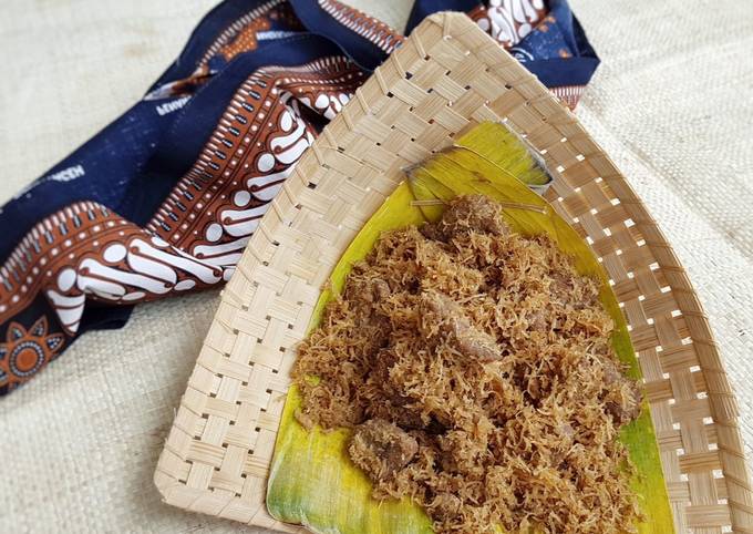 Resep: Serundeng Sapi Resep Eyang Ekonomis