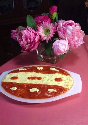 Una foto de Arroz a la bandera