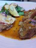 Costilla en salsa de piña y chile de árbol