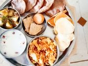 A picture of falahari thali