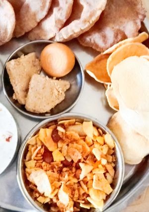 A picture of Ramnavami Vrat special farali Bhog thali.