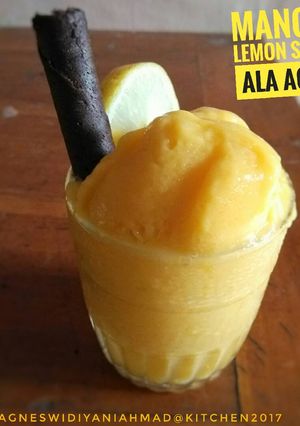 Foto resep Manggo Lemon Sorbet Ala Agnes