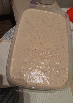 Una foto de Helado de stracciatella con heladera (yo sin)