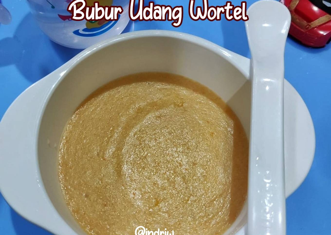 Bubur Udang Wortel (Mpasi 6 Bulan)