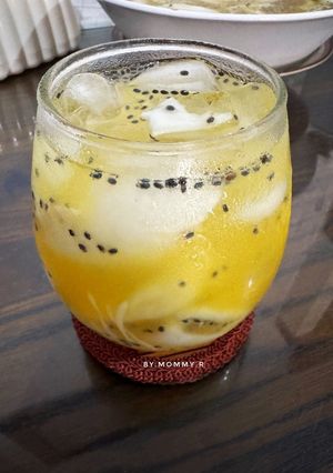 Foto resep Es Kelapa Muda Jeruk