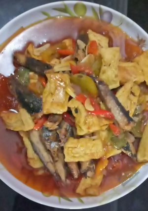 Foto resep Sarden pindang tongkol tahu