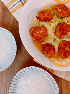 白菜燉肉丸 的食譜成品照片
