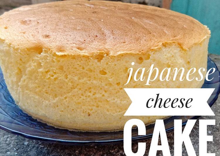 Langkah Mudah untuk Membuat Japanes chees cake Anti Gagal