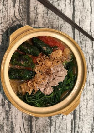 Hình của món Bánh đa cua.