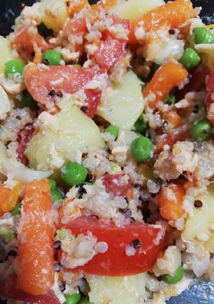 Una foto de Ensaladilla saludable variada sin mayonesa