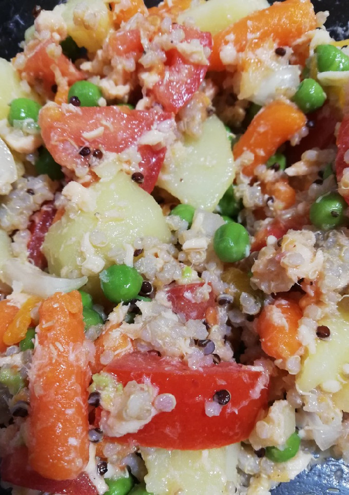 Una foto de Ensaladilla saludable variada sin mayonesa
