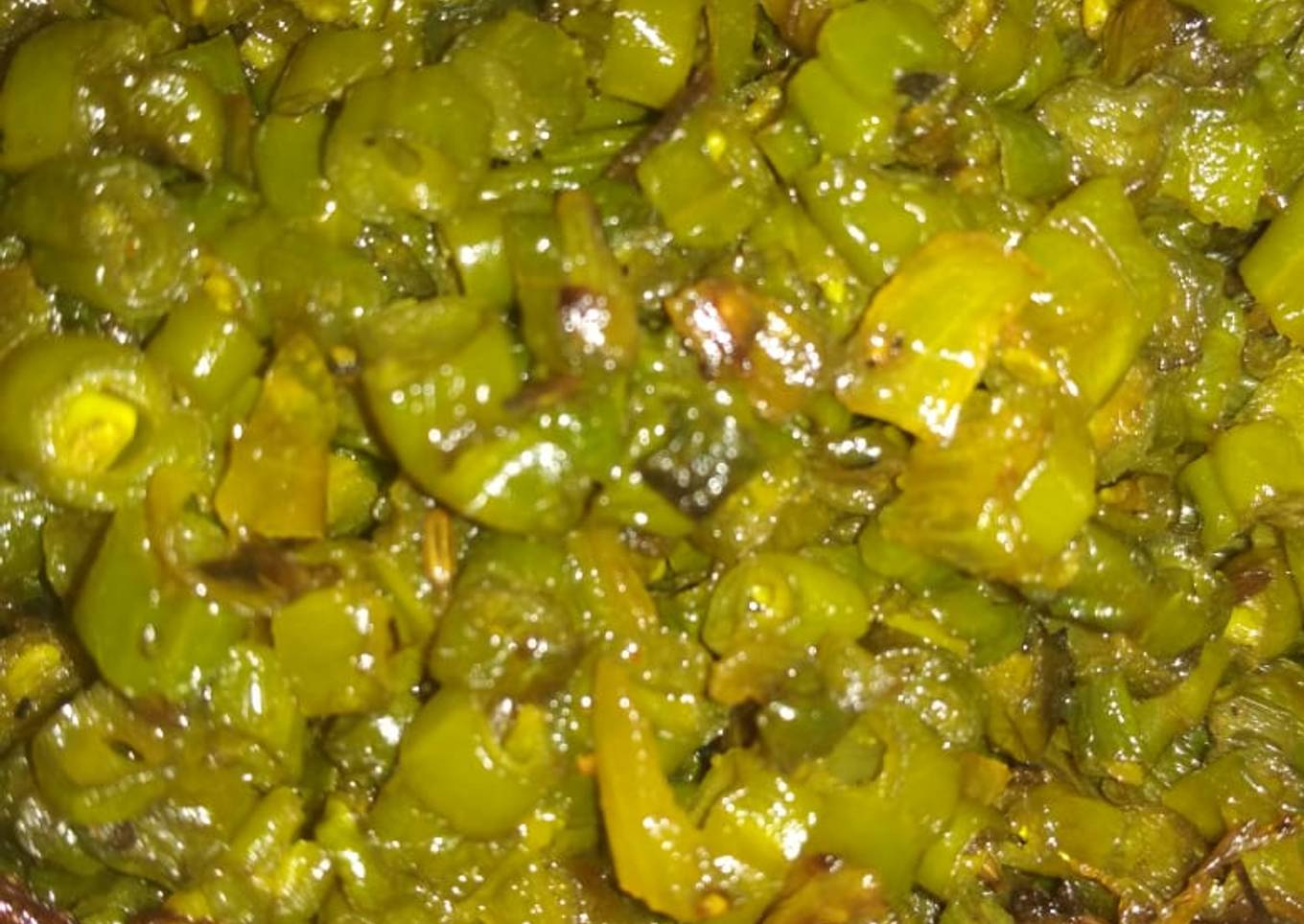 Onion beans fry