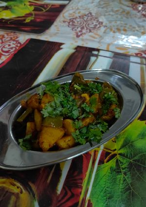 A picture of Dry potato capsicum.