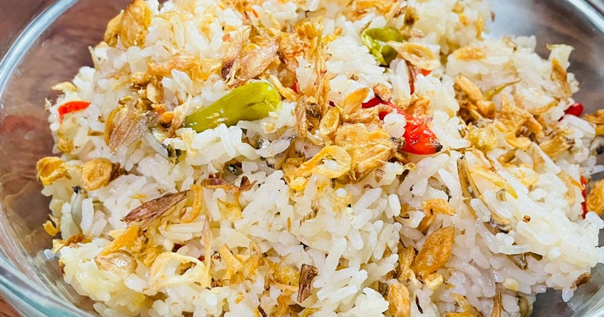 Nasi liwet pandan wangi