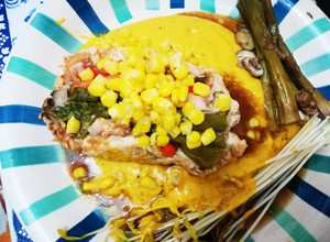Una foto de Pollo relleno