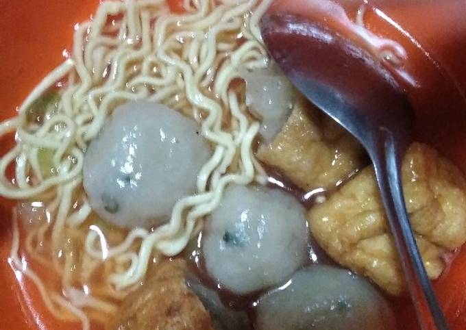 Ternyata ini loh! Resep termudah memasak Bakso aci (cilok kuah) yang menggugah selera