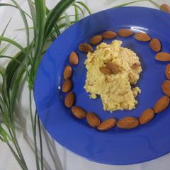 A picture of Kesar-Elaichi Kalakand.