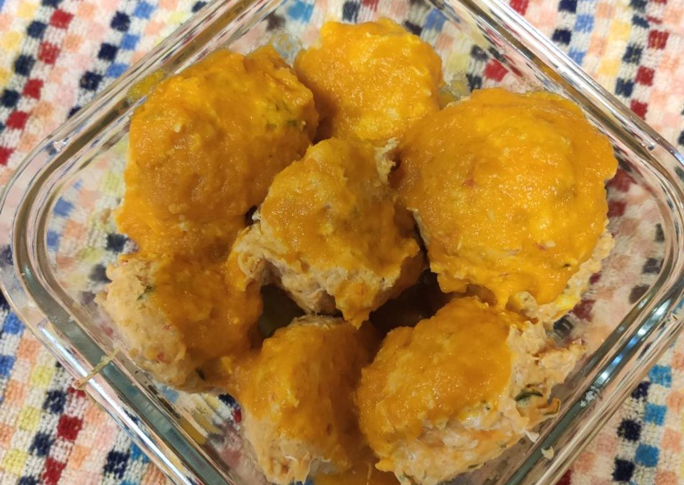 Albóndigas de pollo al vapor (fit) Monsieur Cuisine Plus