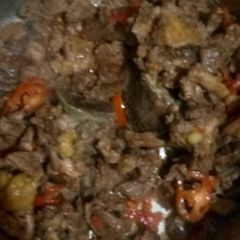 A picture of Beef stew.