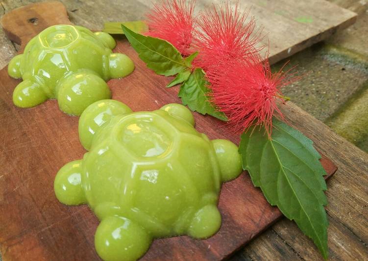 Langkah Mudah untuk Membuat Puding Kura-kura Alpukat Palsu, Lezat