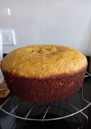 Una foto de Mini torta de mandarinas