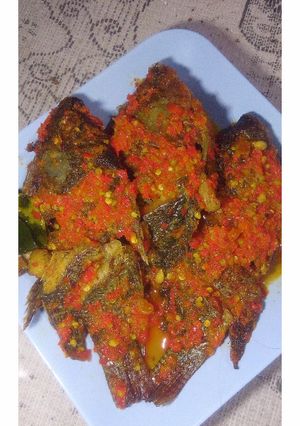 Foto resep Balado ikan nila
