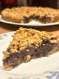 Crostata vegana pere, cioccolato e noci pecan