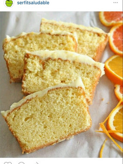 Una foto de Budín de naranja y banana fit