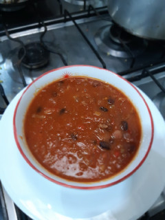 Una foto de Chili picante,