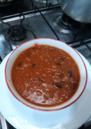 Una foto de Chili picante,