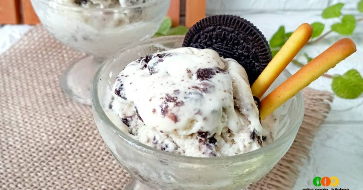 Resep Ice Cream Oreo oleh Mba’Oppie_Kitchen Cookpad