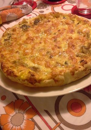 Foto di Torta rustica ai funghi,speck e formaggio
