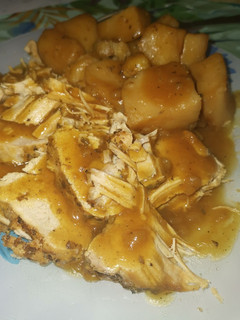 Una foto de Lomo de cerdo crockpot