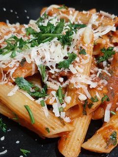 Una foto de Pasta a la puttanesca
