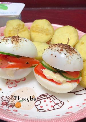 Hình của món Bữa sáng nhẹ nhàng 🥚🍠🍶.