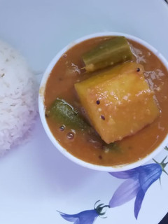 மாங்காய்  முருங்கைக்காய், கத்தரிக்காய், பலா கொட்டை சாம்பார் செய்முறை முக்கிய புகைப்படம்