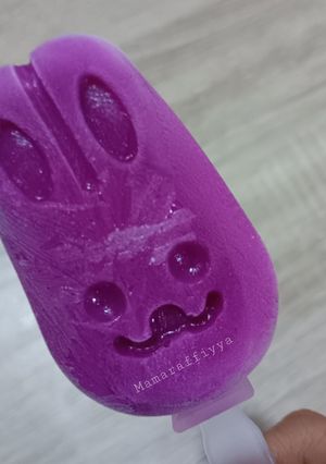 Foto resep Es krim buah naga (Tinggi kalori) 1+