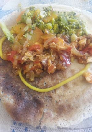 Una foto de Cajita de verduras
