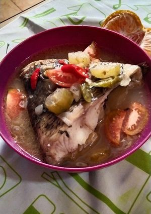 Foto resep 190.Sop kepala ikan gurameh