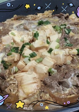 牛肉蛋豆腐 的食譜成品照片