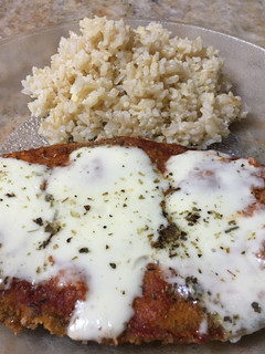 Una foto de Milanesas de berenjenas 🍆 a la napolitana