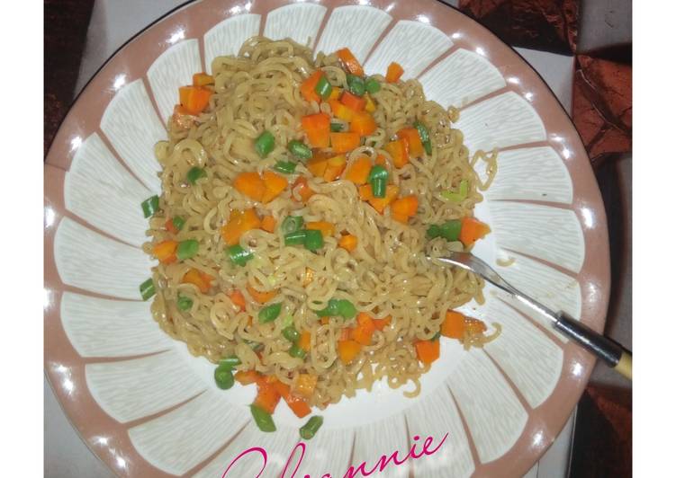 Easiest Way to Prepare Favorite Veggies Noodles Cooking Basics for Beginners