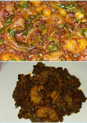 A picture of Beans and Plantain Porridge.