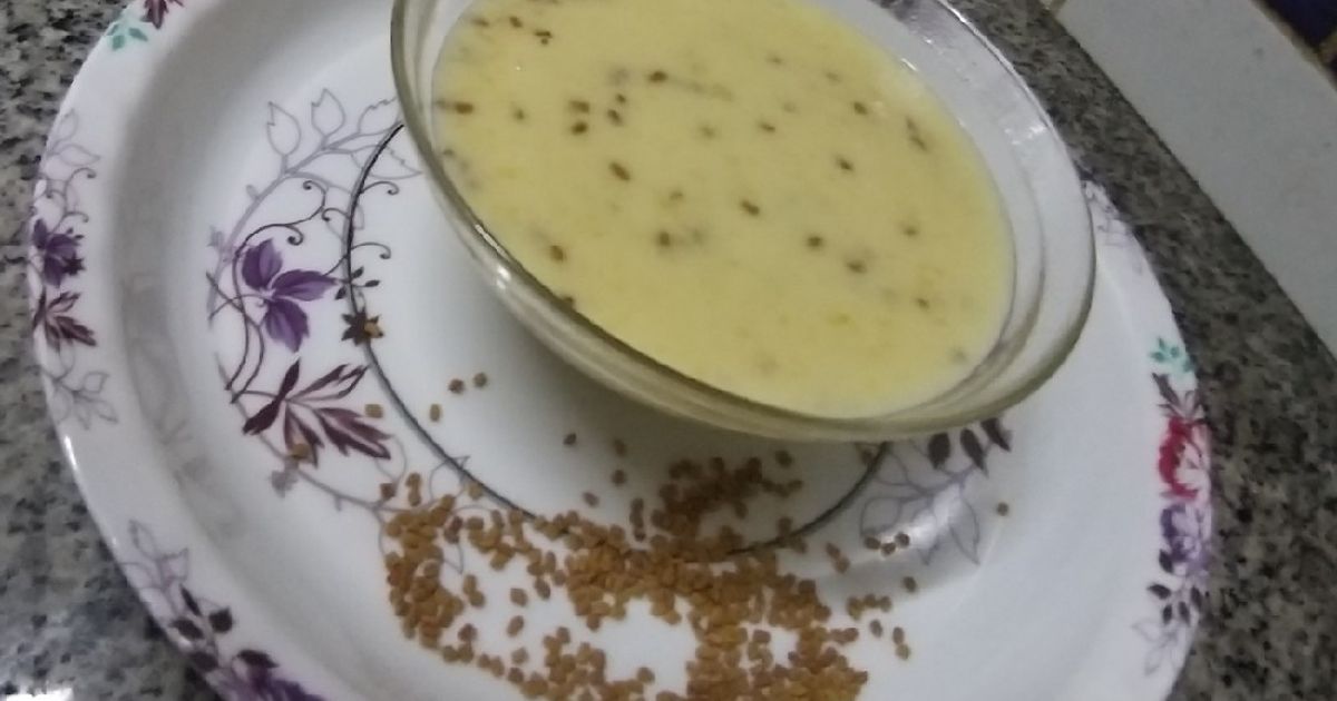 طريقة عمل مديدة الحلبة بالطريقة السودانيه من khansa satih - كوكباد
